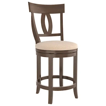 Customizable Swivel Counter Stool